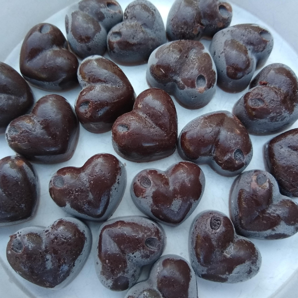 Homemade Chocolate Hearts